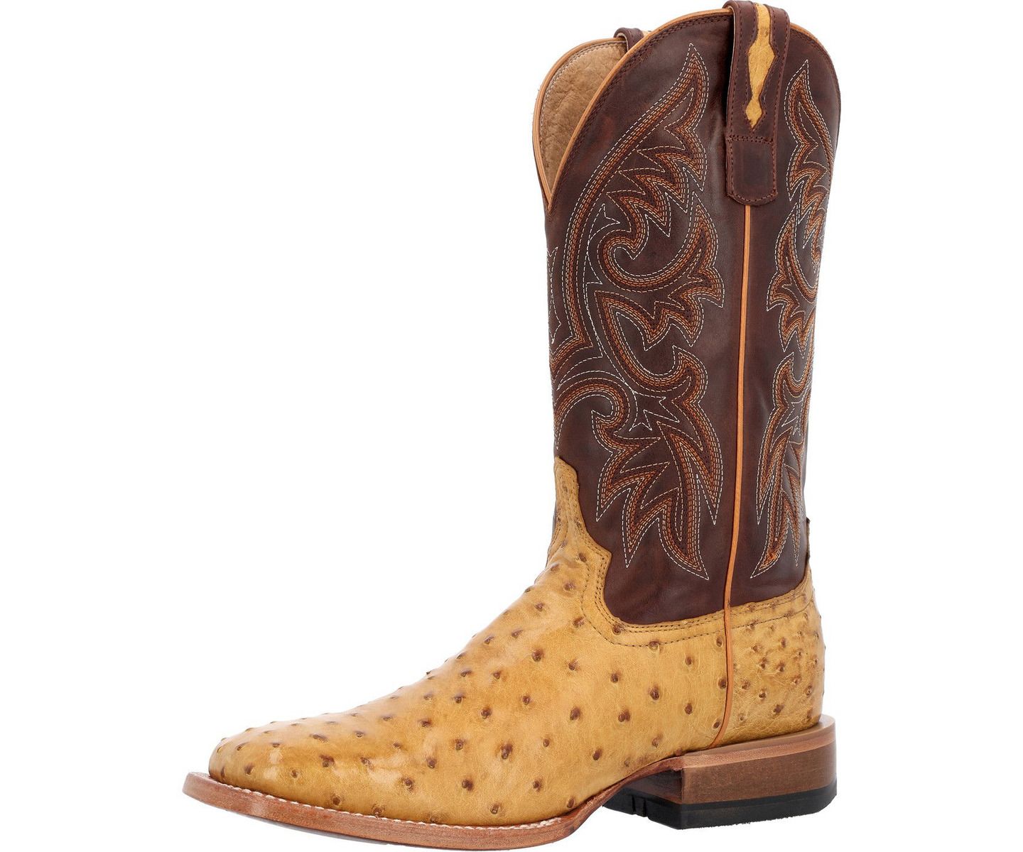 Мужские ботинки Durango Premium Exotics Full-Quill Ostrich Western Boot — фото 13