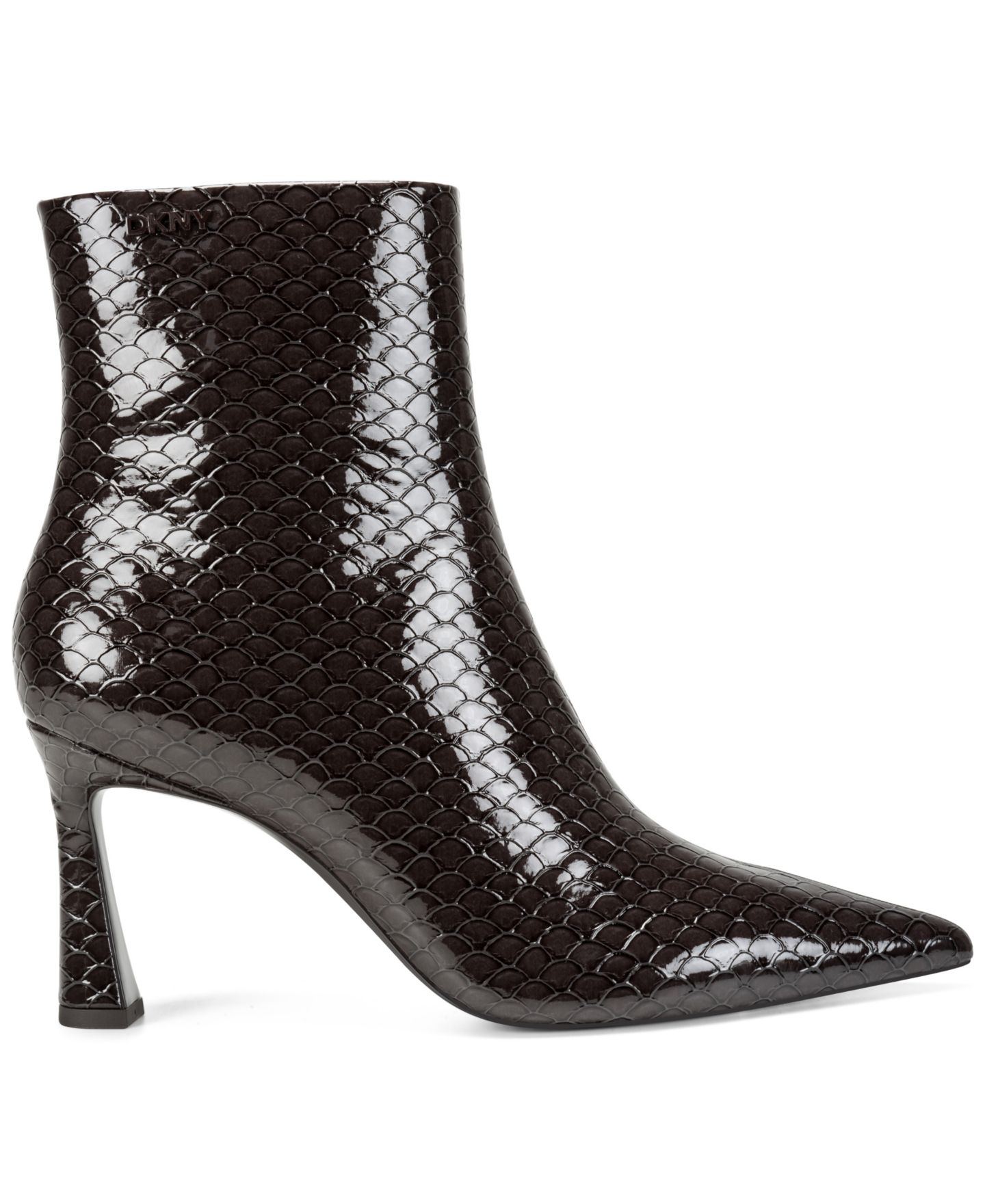 Женские ботинки DKNY Cayden Heeled Pointed Toe Dress Booties, цвет: Коричневый — фото 5