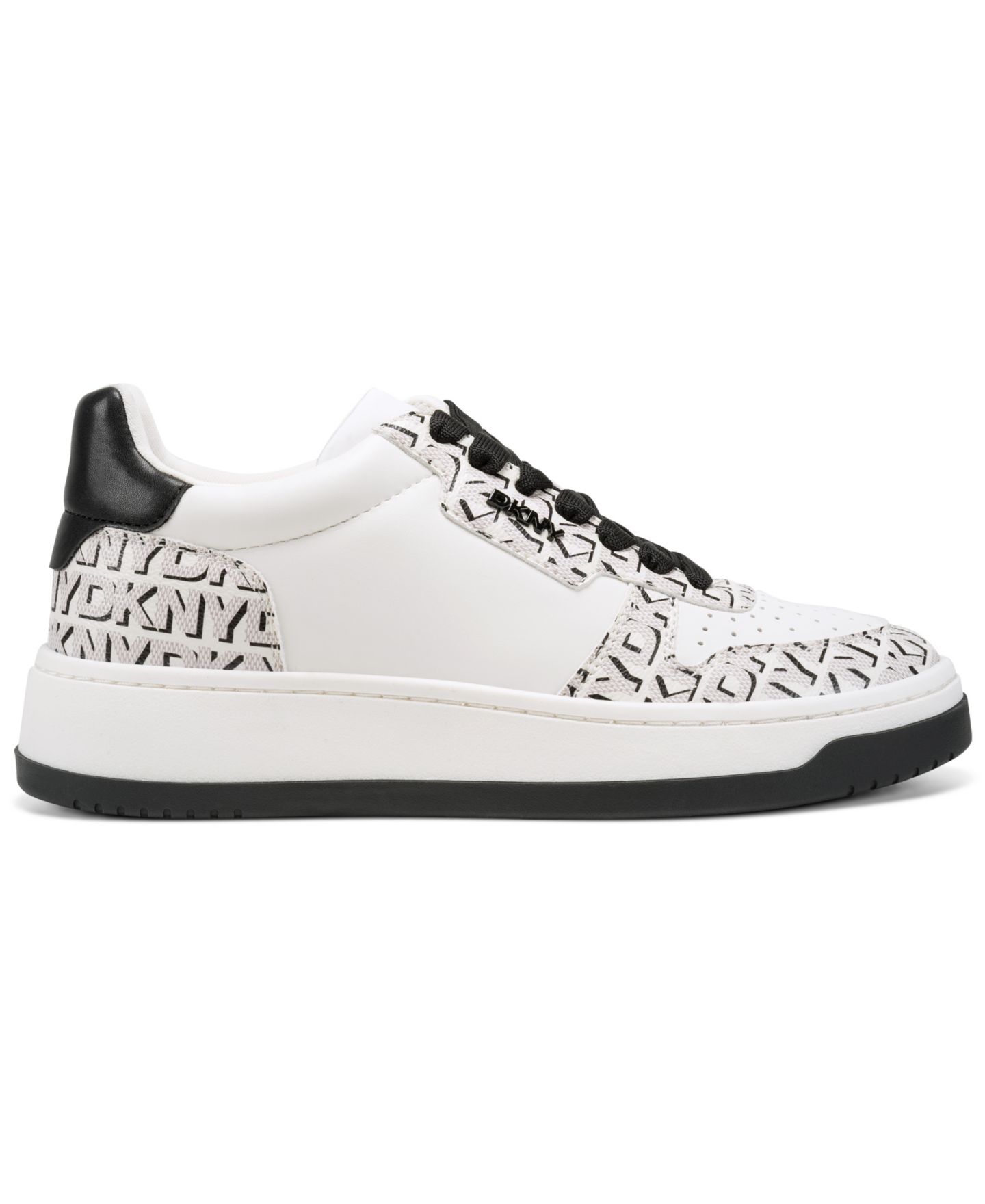 Женские кроссовки DKNY Autumn Lace-Up, цвет: Зефирный / Чёрный — фото 5