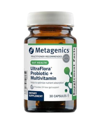 UltraFlora Probiotic + Multivitamin - All-in-One Daily Gut Health and Digestive Balance Support - Clinically Tested Probiotic - 30 Capsules