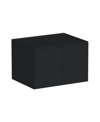 24 Inch Height Double Door Deep Wall Cabinets with Shelves, Kitchen Cabinet with Solid Wood Frame, Soft-Close Slides and Hinge