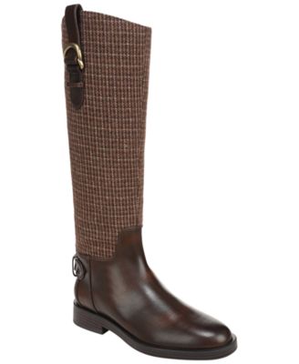 Sam & Libby Sam Libby Womens Statler Knee High Riding Boots Regular Wide Calf In Black Smooth