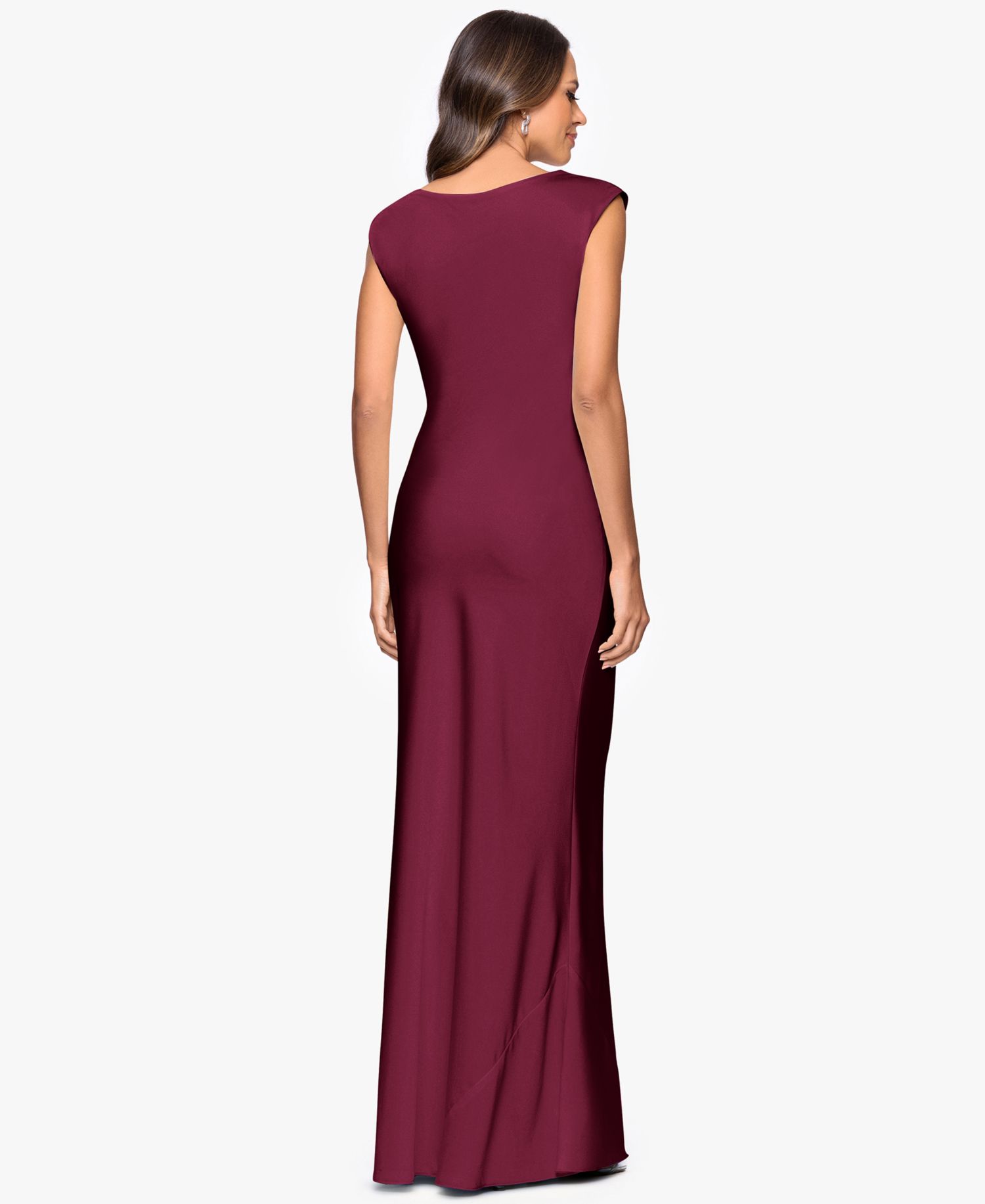 Petite Cowl Neck Gown