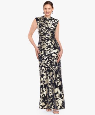 Petite Crinkle Detail Gown