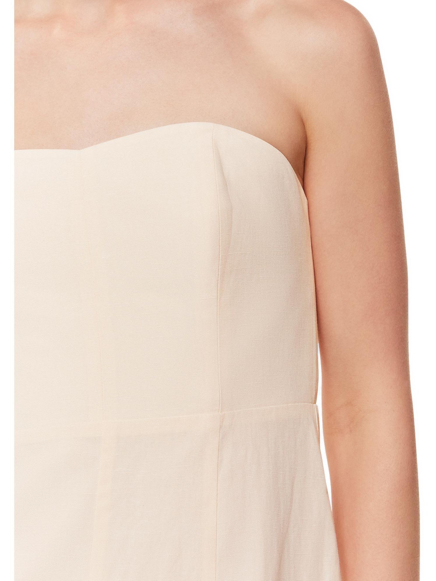 Women's Bandeau Front Slit Midi Dress