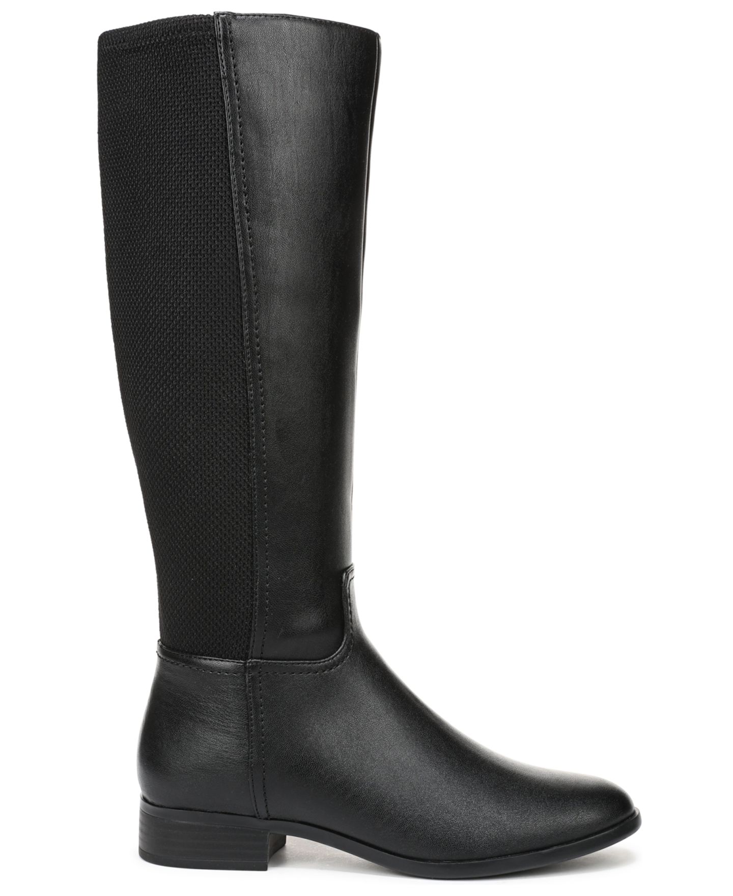 Женские ботинки LifeStride Sarah Zippper Wide Calf Tall, цвет: Чёрная искусственная кожа — фото 2
