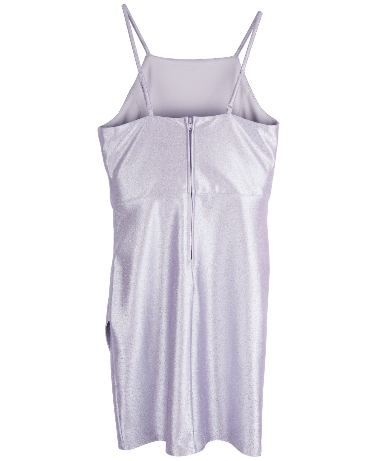 Girls' 7-16 Sleeveless Glitter Knit Dress