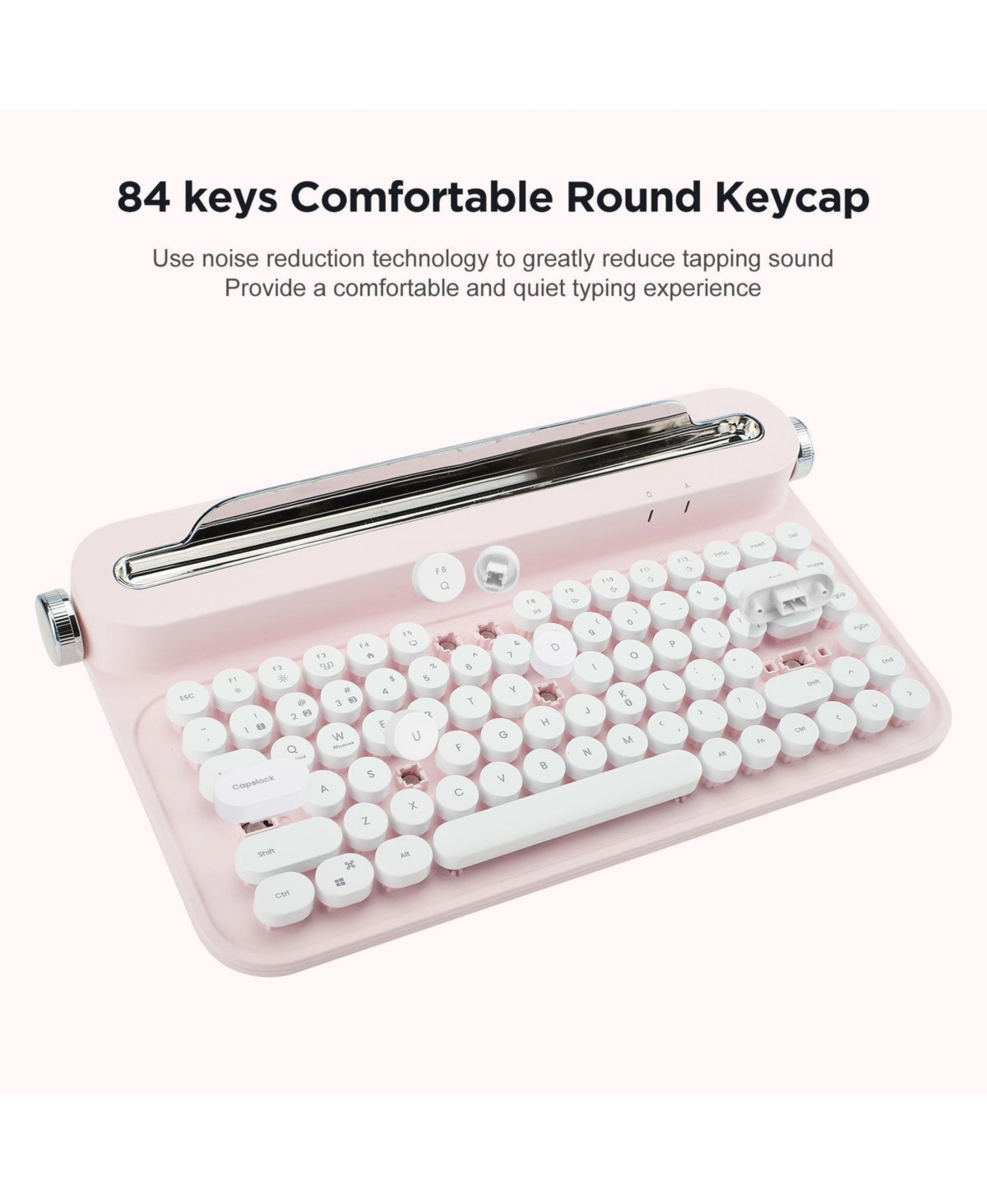 Lamicall Actto B305 Retro Typewriter Bluetooth Keyboard