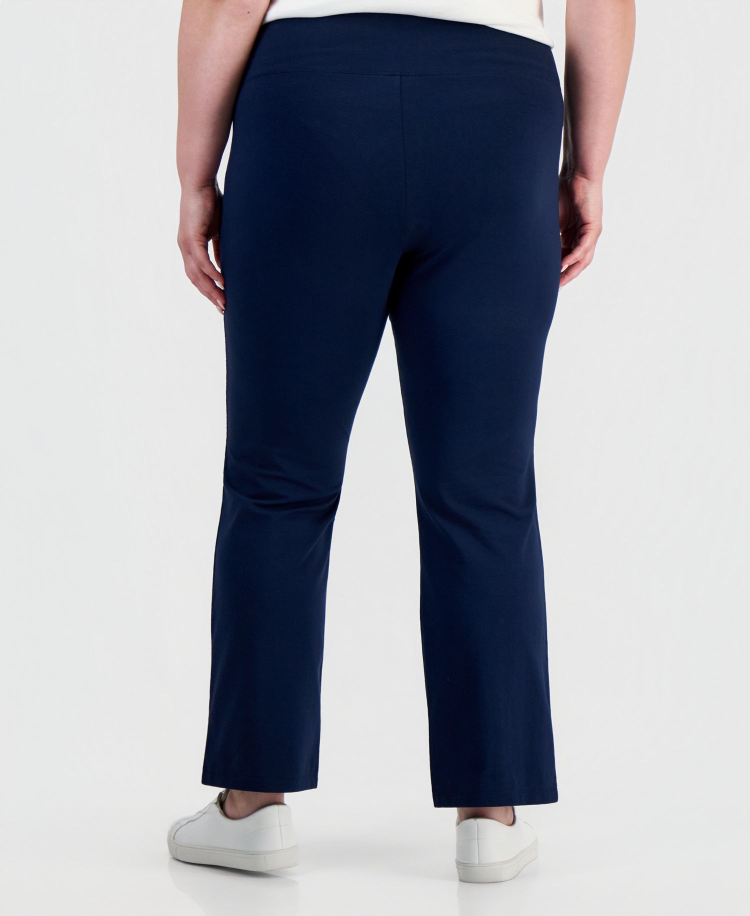 Plus Size High-Rise Bootcut Leggings