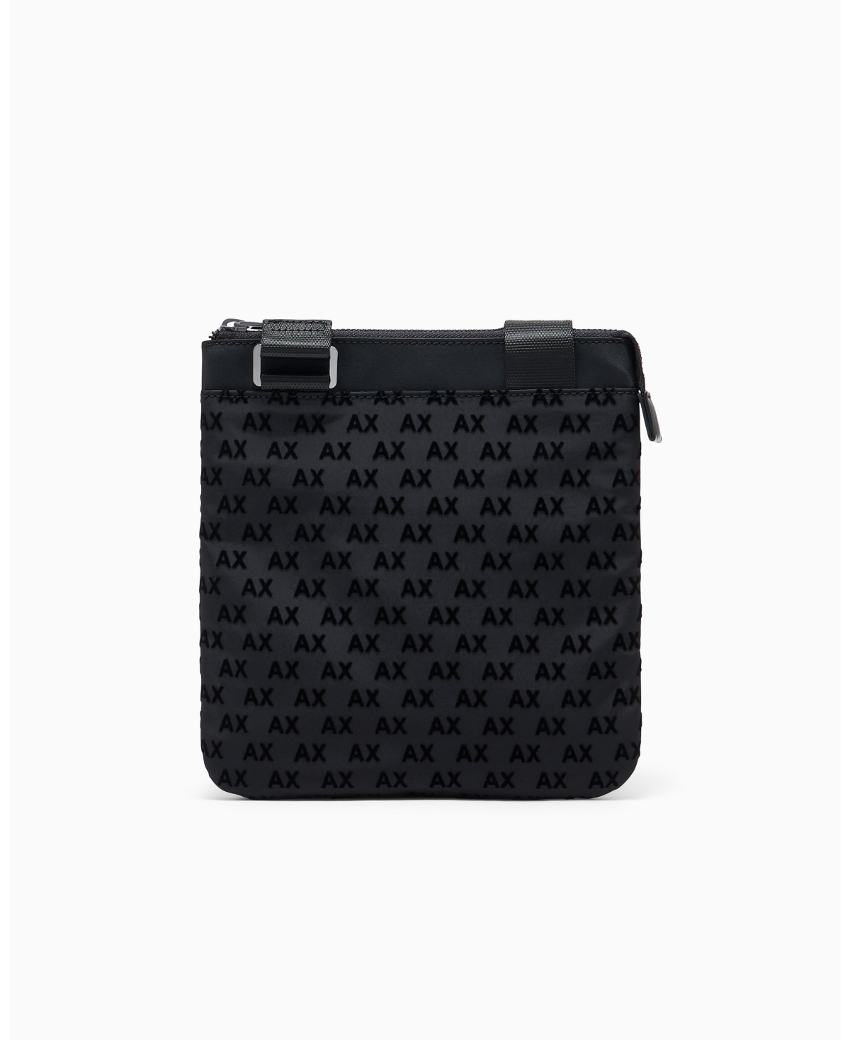 A|X Armani Exchange Men's Flocked Flat Crossbody
