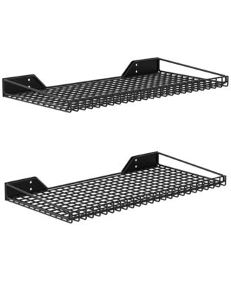 Wall Mounted Storage Shelves Closet Laundry Room Organizer