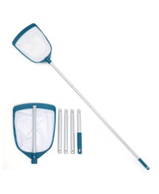 Pool Skimmer Net Rake Aluminum Pole Mesh