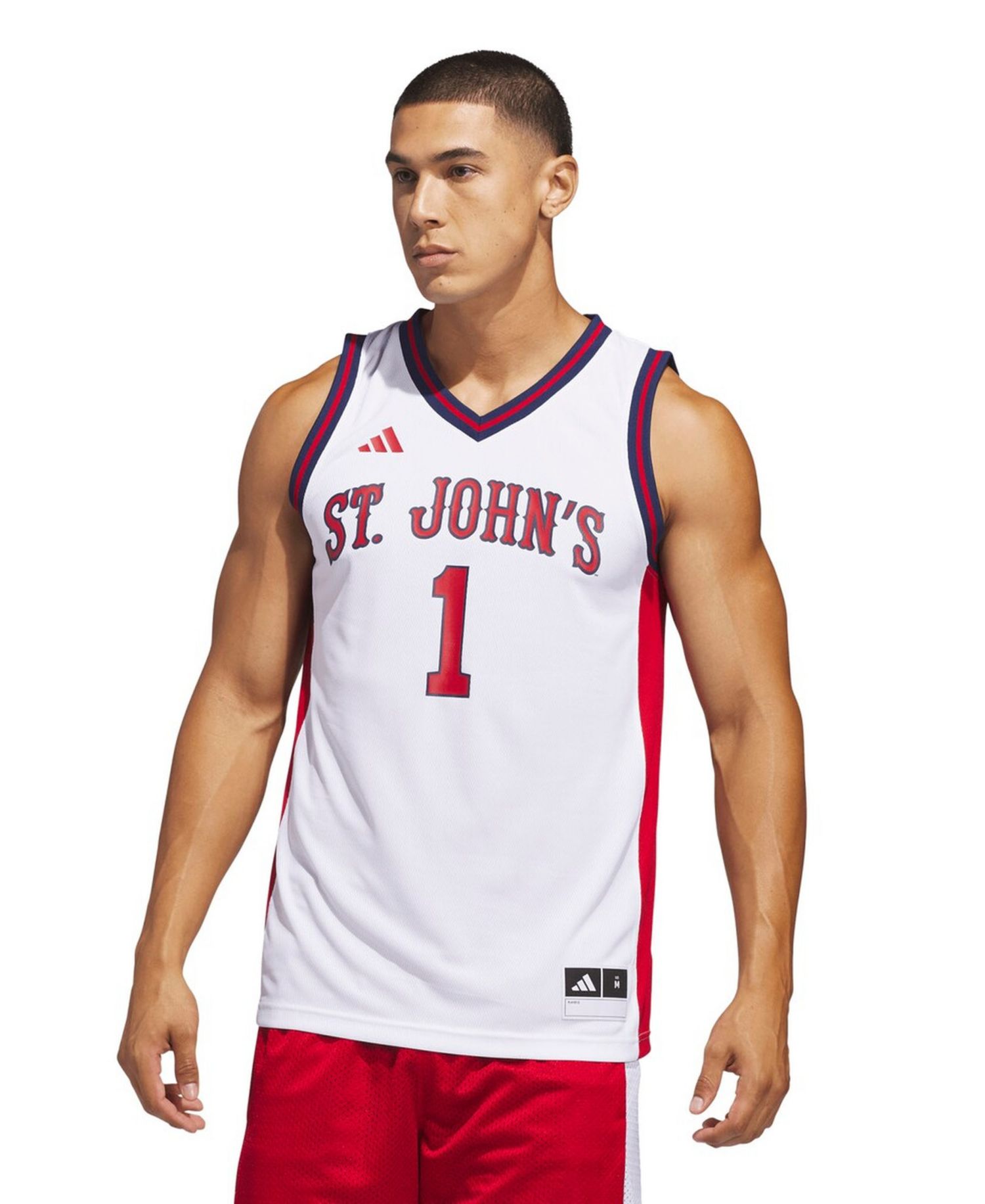 Men's White St. John's Red Storm Home Replica Basketball Jersey