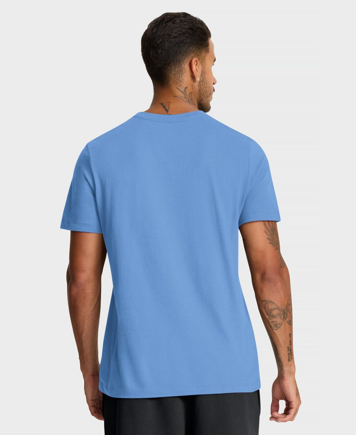 Men's Light Blue Chicago Cubs City Connect Large Logo T-Shirt