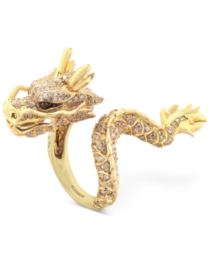 image of Effy Diamond Dragon Ring (1 ct. t.w.) in 14k Gold