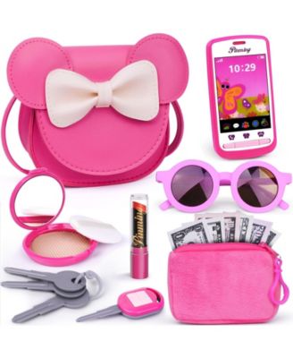 Pretend Play Makeup Purse Girls Gift Toddler Toy Set