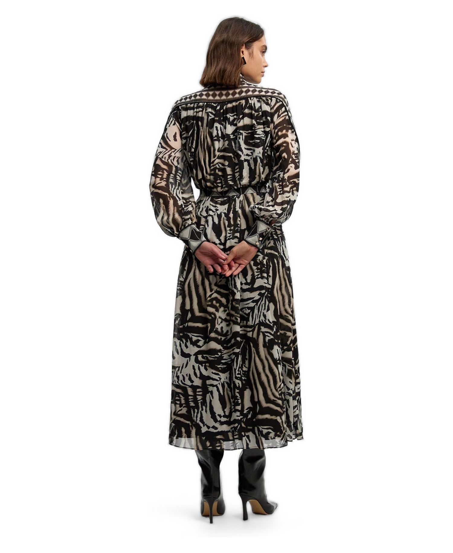 Women's Animal Print Maxi Dress
