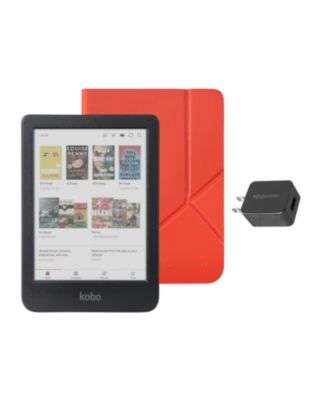 Clara Colour eReader with Cayenne SleepCover Case and AC Bundle