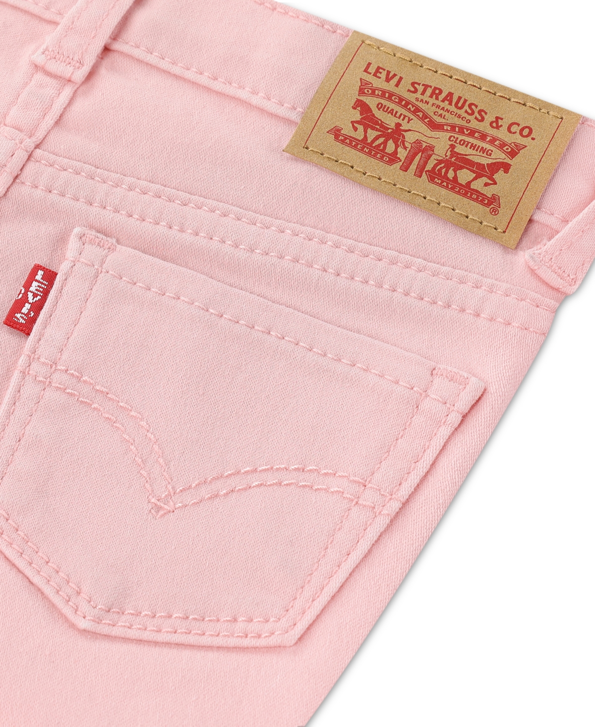 Levi's Toddler Girls' 2T-4T Mid-Rise Solid Jeans