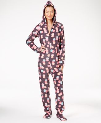 Jenni by Jennifer Moore Hooded and Footed Pajamas Created for Macy s Macy s