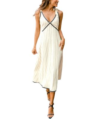 Women's Paradise Valley Striped Midi Beach Dress