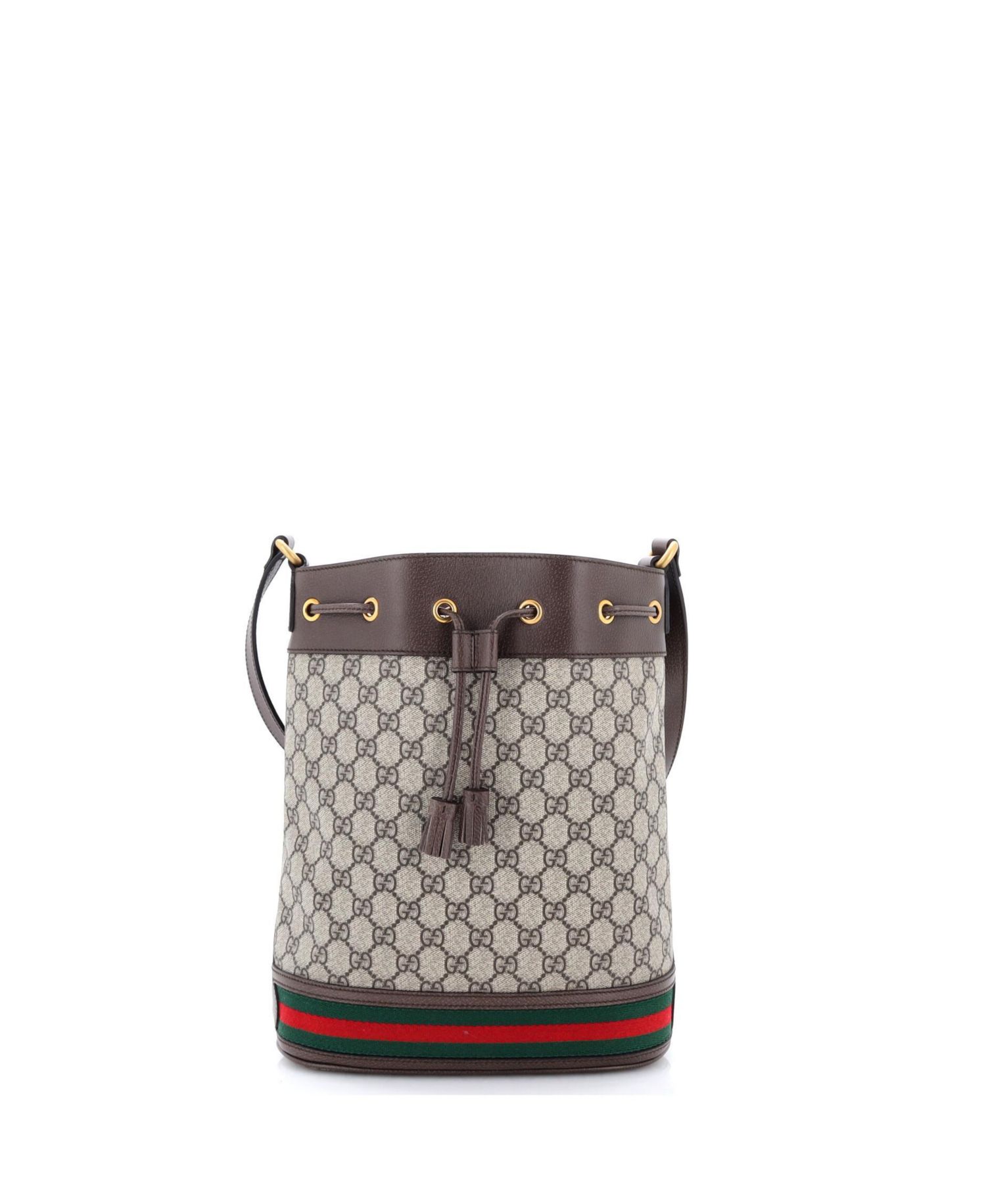 Medium Ophidia Bucket Bag GG Coated Canvas