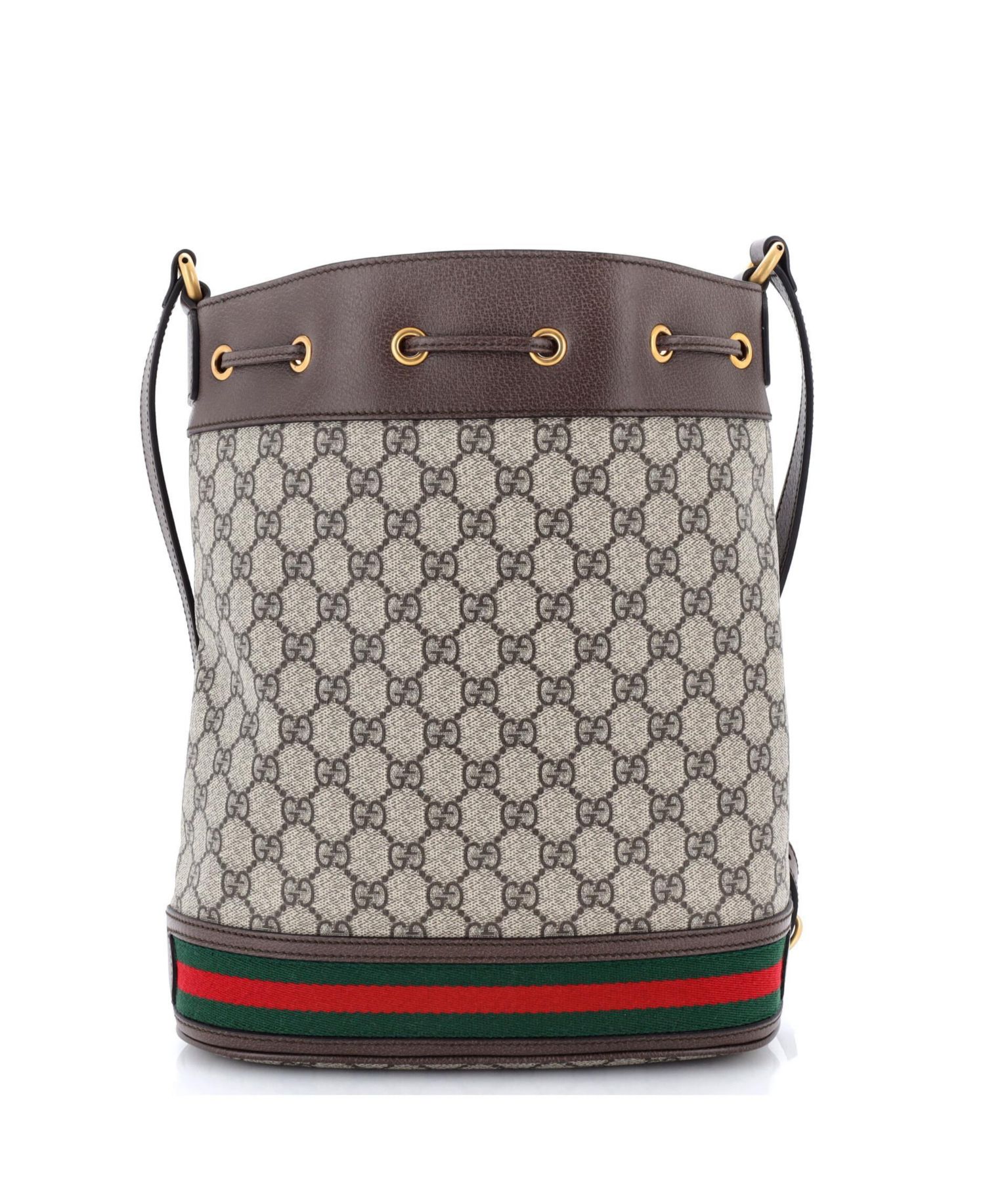 Medium Ophidia Bucket Bag GG Coated Canvas