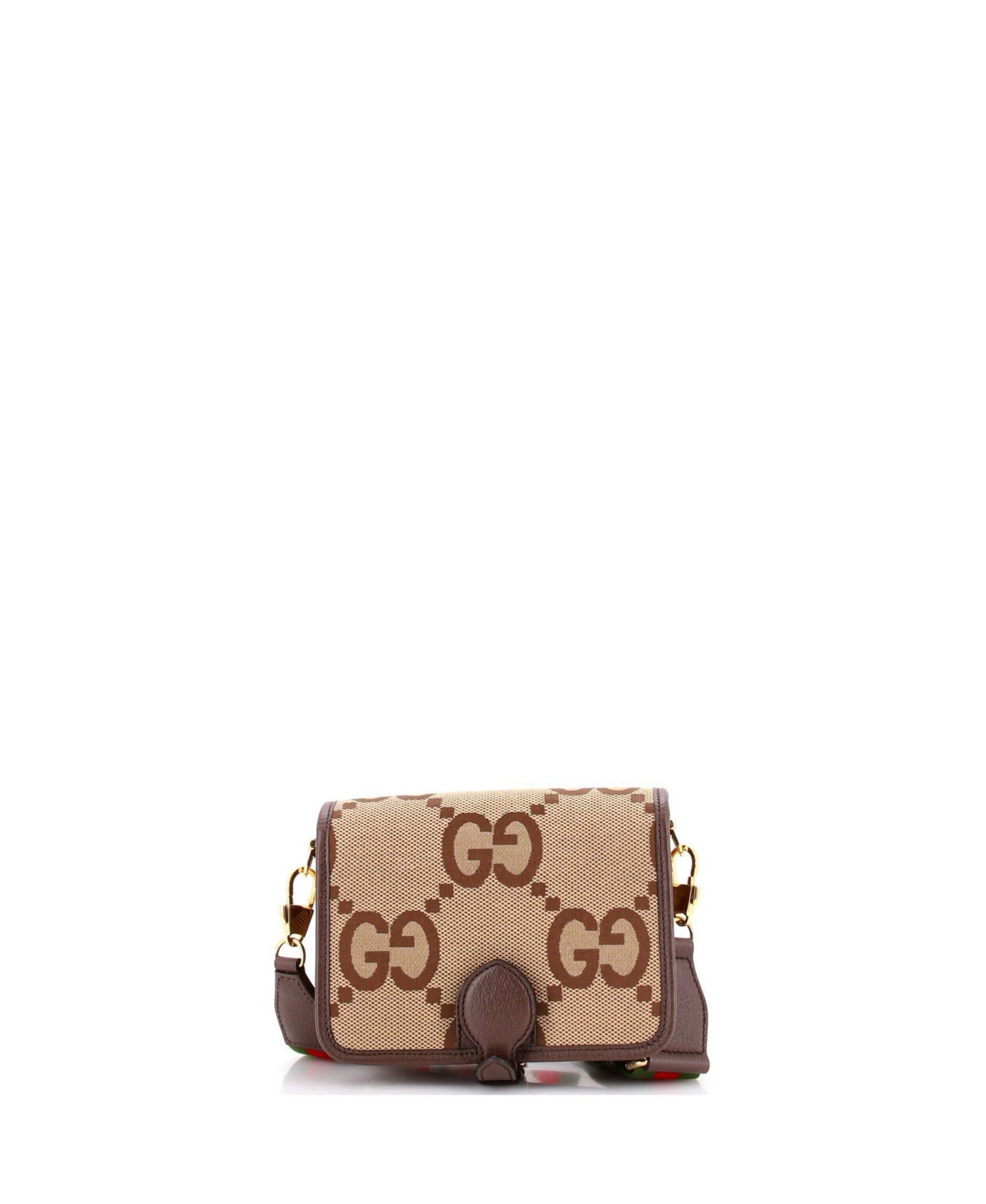 Small Buckle Messenger Bag Jumbo GG Canvas