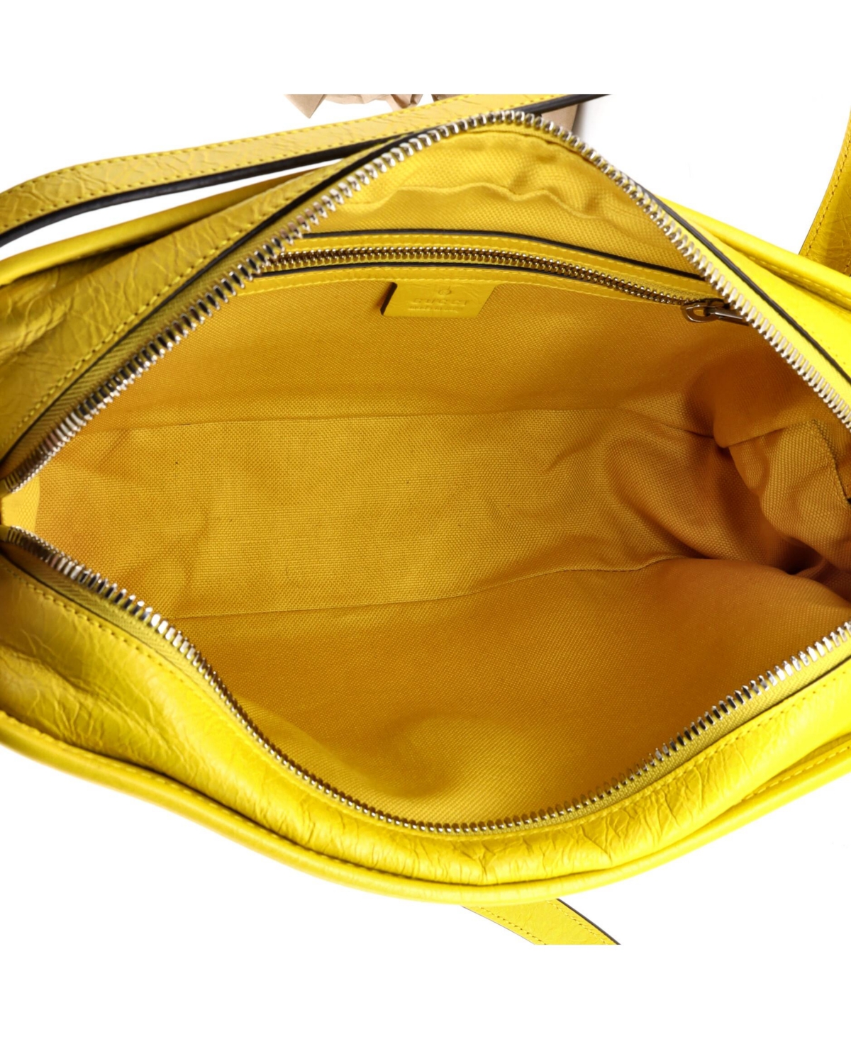 Pre-Owned Gucci Morpheus Top Handle Messenger Bag Leather