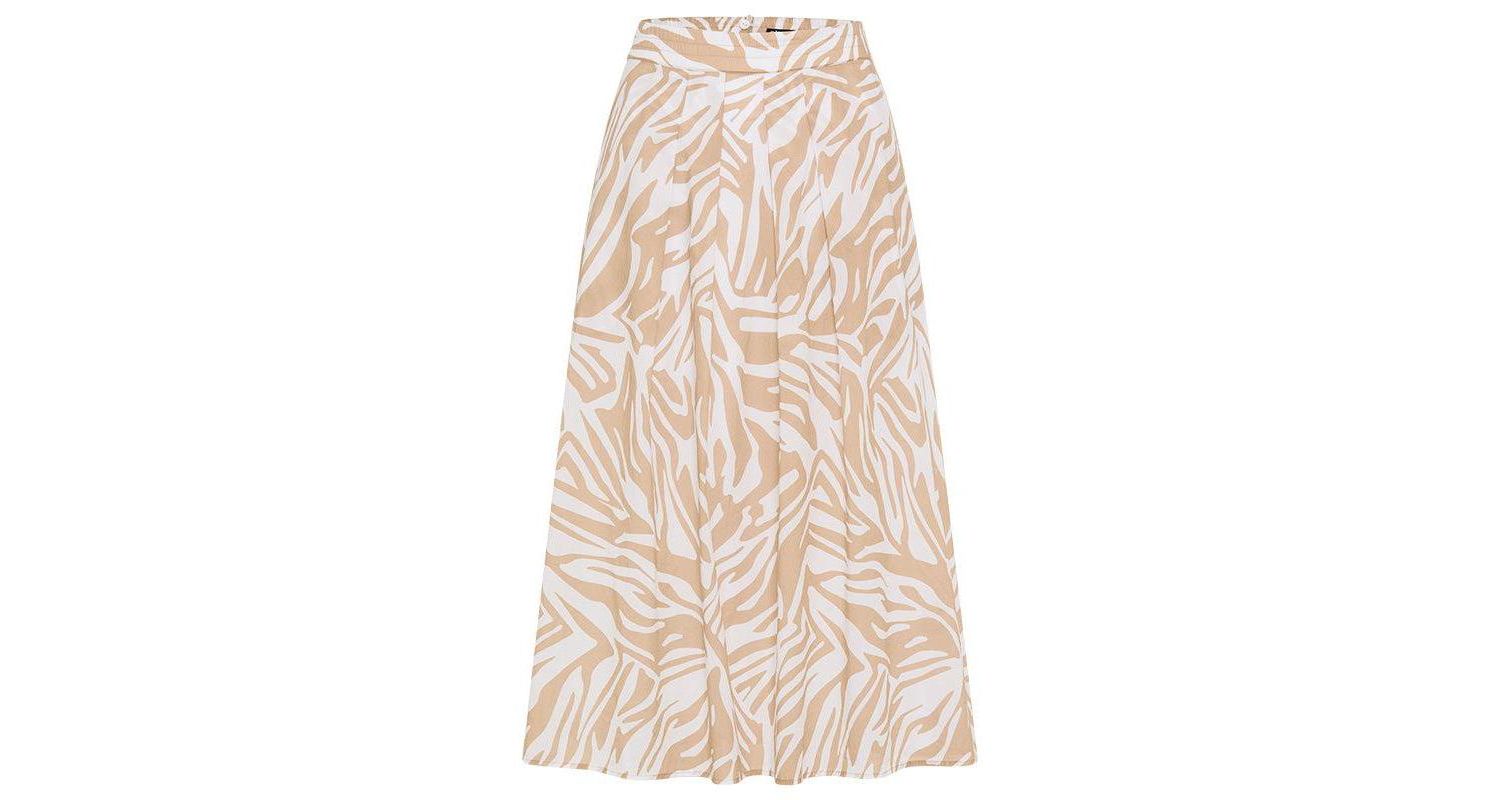Women's Neo Zebra A-Line Skirt