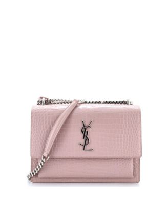 Medium Sunset Crossbody Bag Embossed Leather