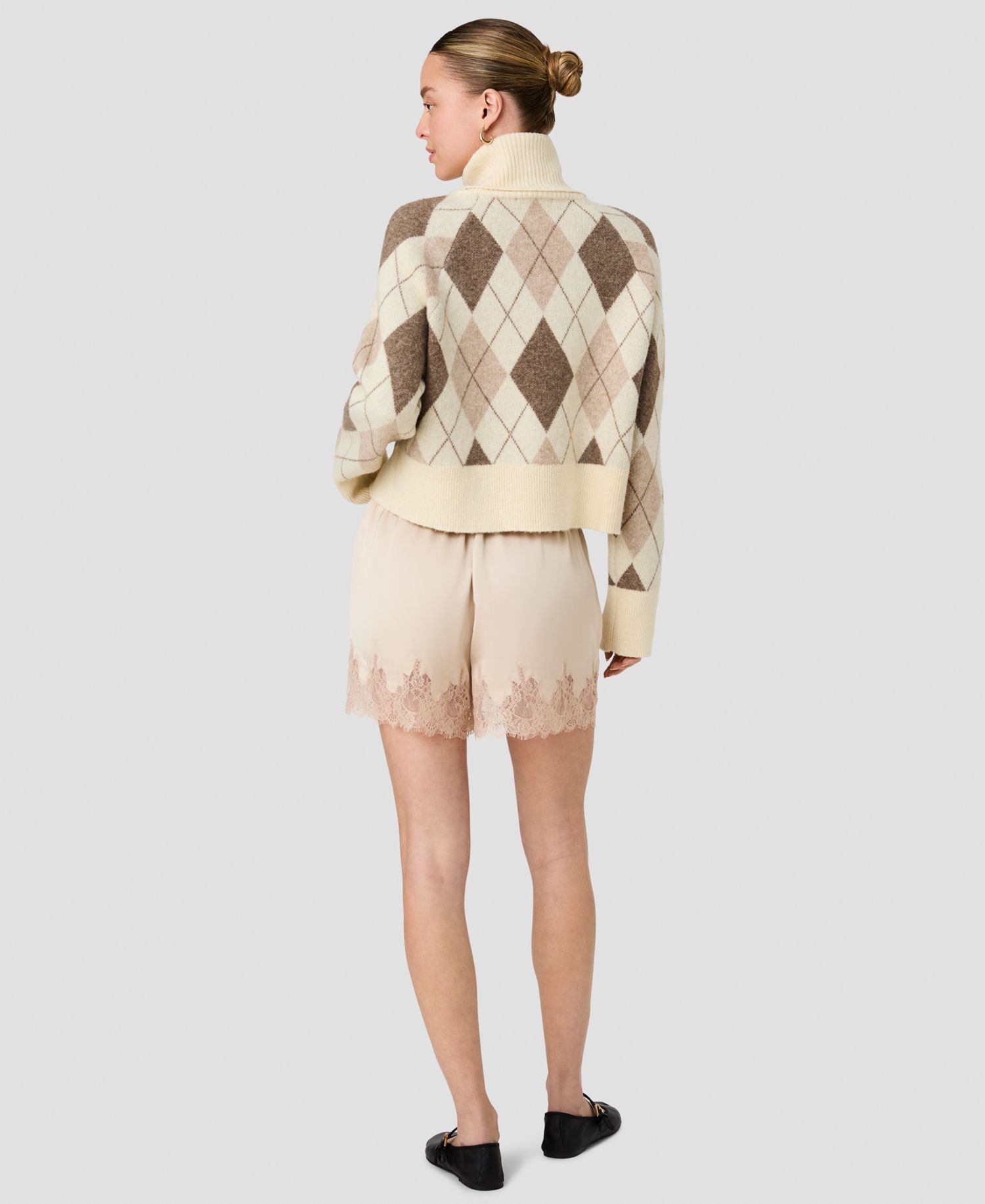 Women's Oversized Turtleneck Top