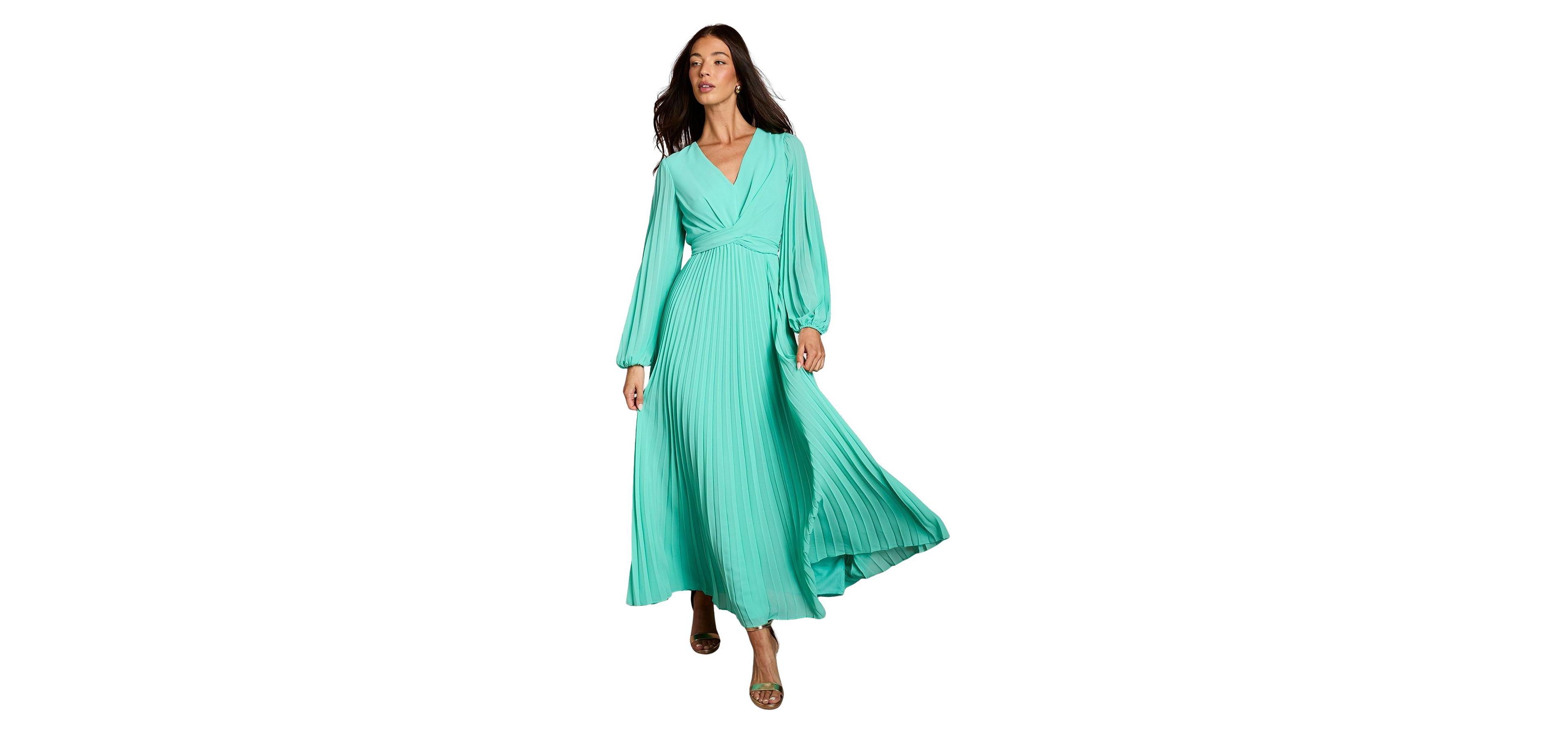 Coast Women's Pleated Wrap Dress