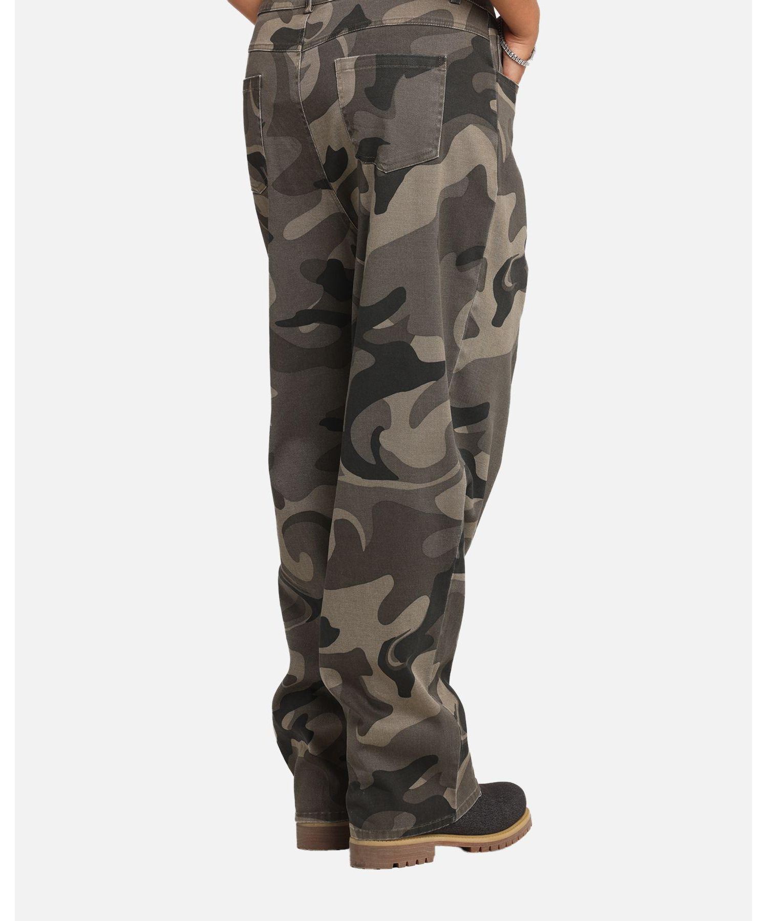 Men's Washed Camo Pants