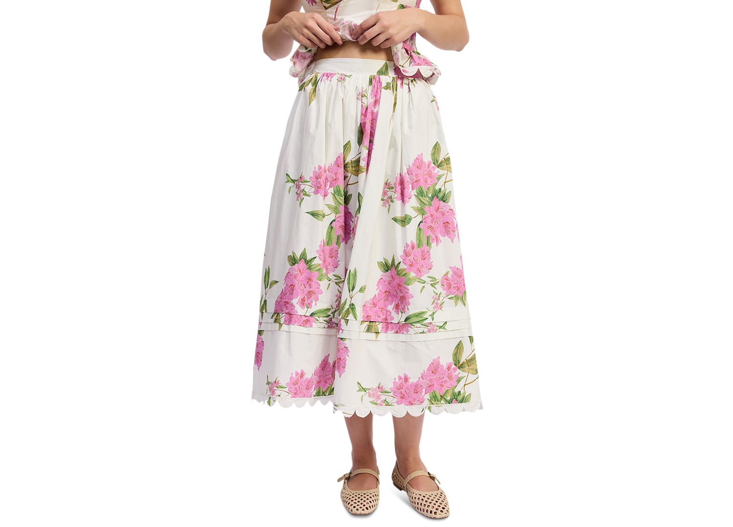 Women's Esther Pintuck Midi Skirt