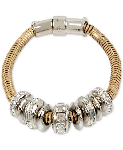 Kenneth Cole New York Two-Tone Pavé Ring Bracelet