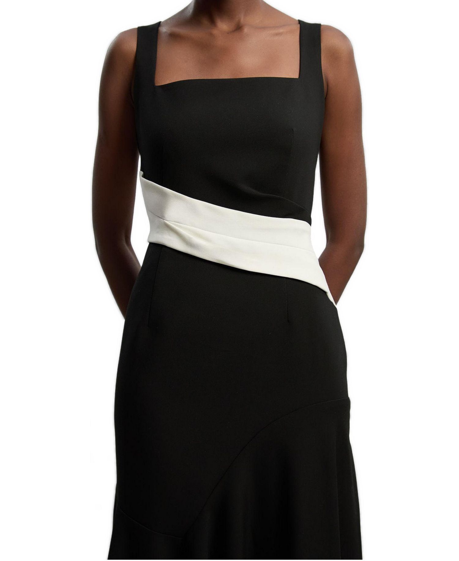 Women's Strappy Asymmetric Maxi Dress