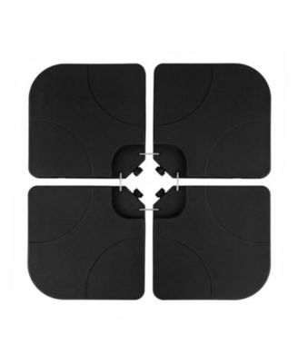 4-Piece Cantilever Offset Umbrella Base with 164 LB Capacity