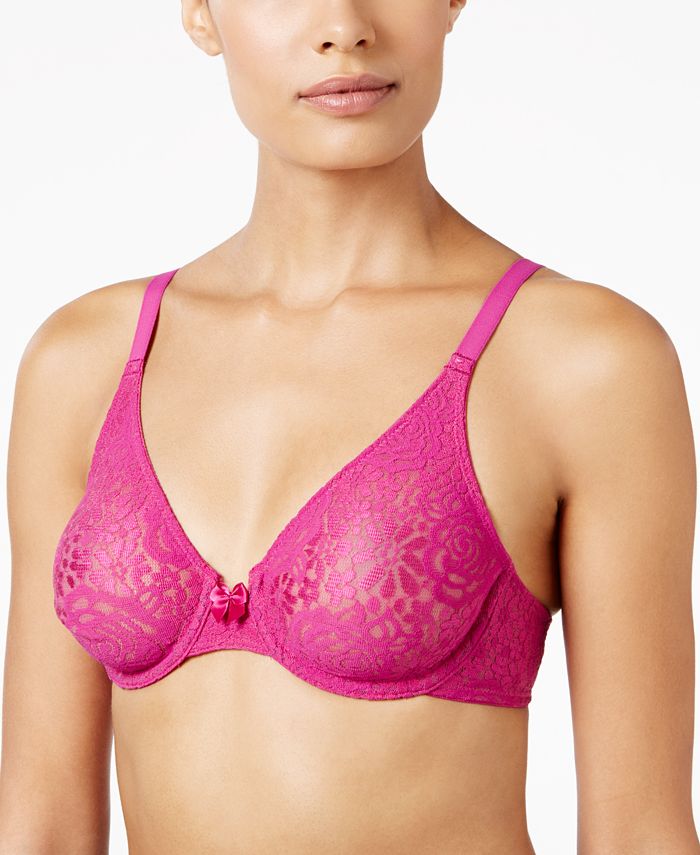 Wacoal Halo Lace Molded Underwire Bra 851205, Up To G Cup - Macy's