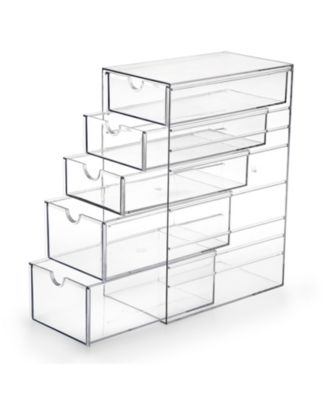 5-Drawer Plastic Organizer for Hair Accessories