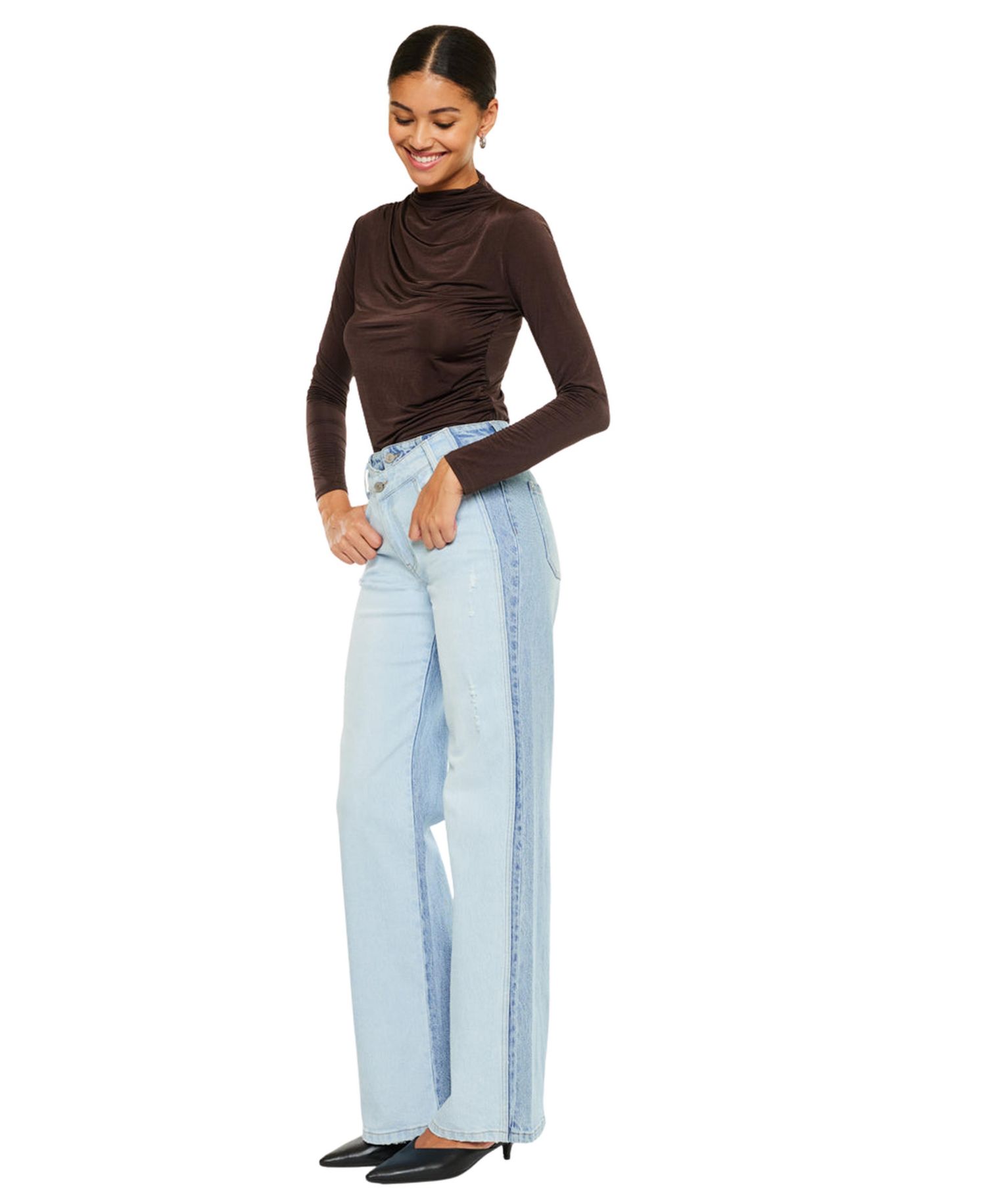 Women's Clara High Rise Wide-Leg Jeans