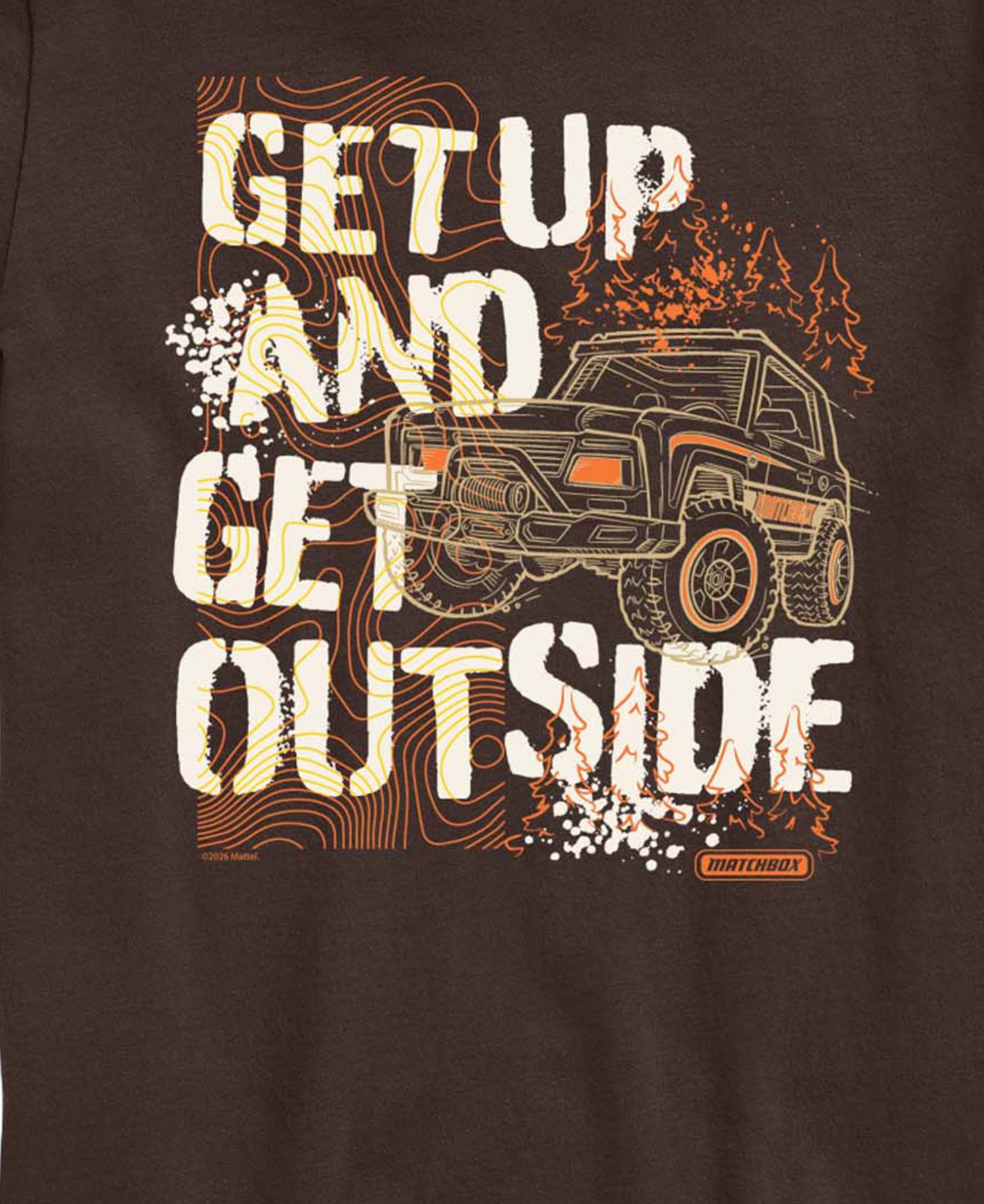 Boys' 8-20 Get Up and Get Outside Youth Short-Sleeve Graphic T-Shirt