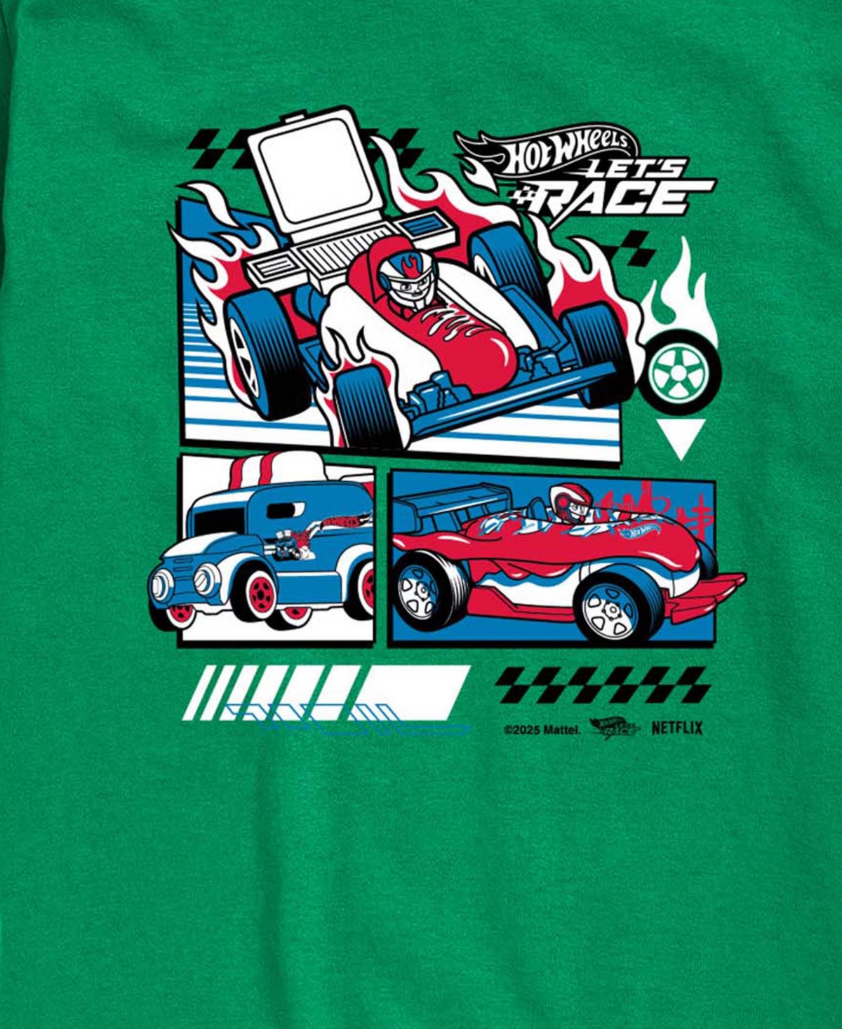 Hot Wheels Lets Race Grid Toddler Boys' 2T-5T Short-Sleeve Graphic T-Shirt