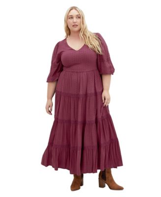 Plus Size Arielle Lace Maxi Dress
