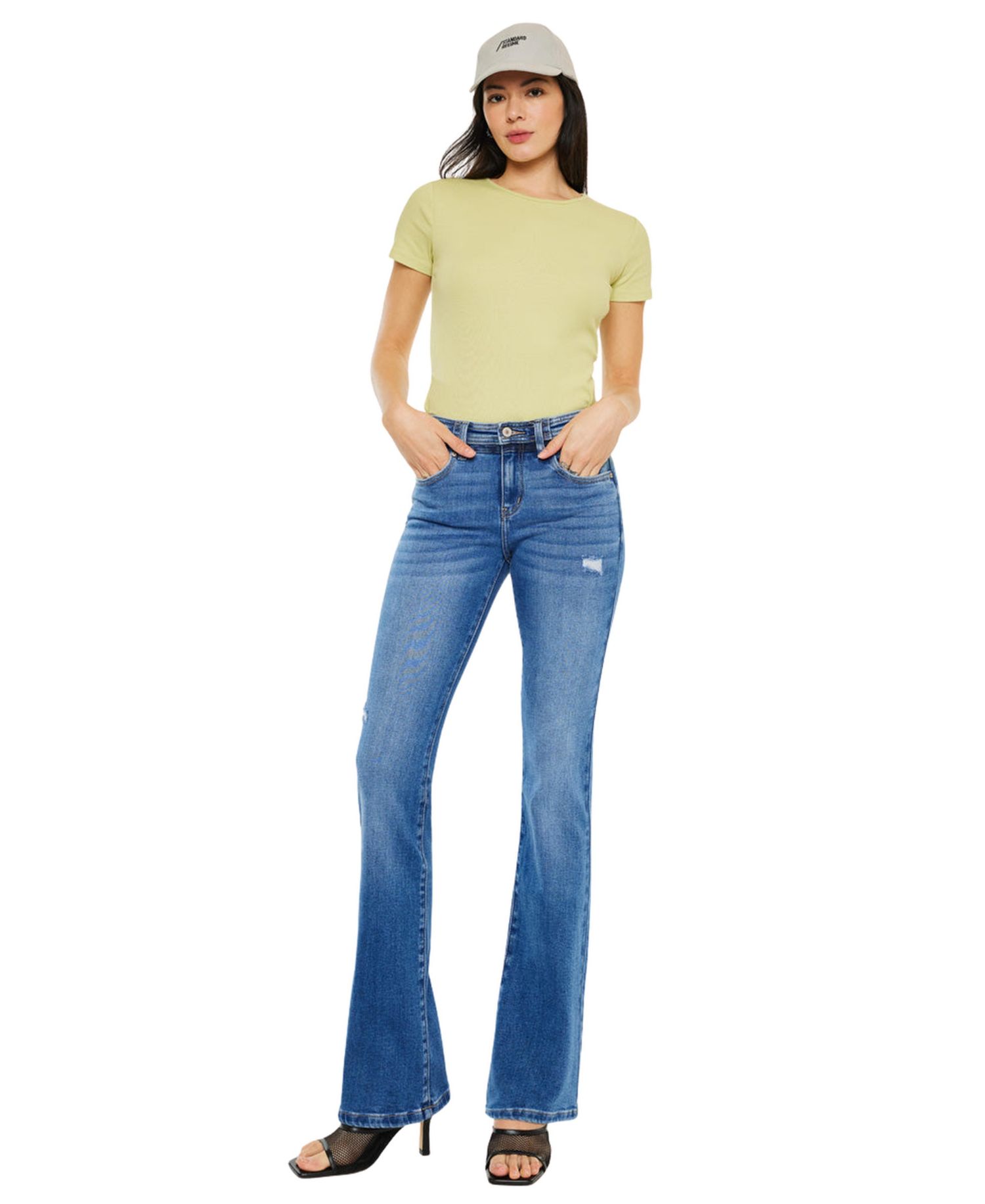 Women's Kiera Mid Rise Bootcut Jeans