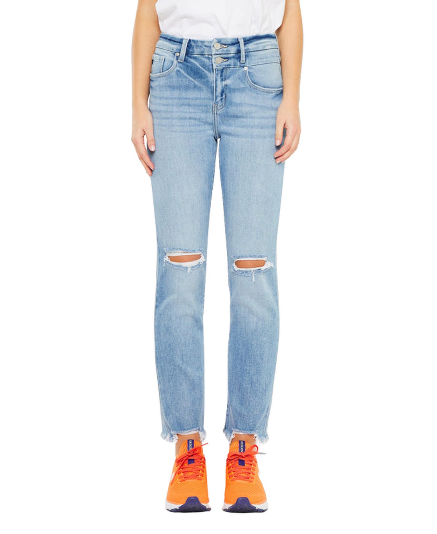 Women's Clover High Rise Slim Straight Jeans