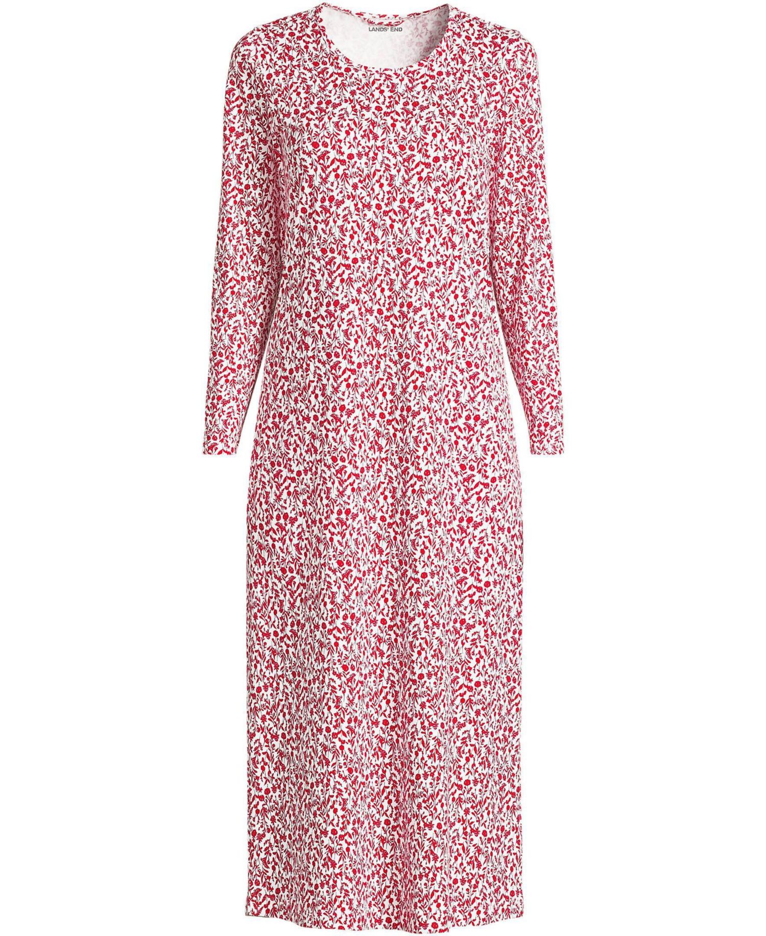 Women's Cotton Long Sleeve Midcalf Nightgown