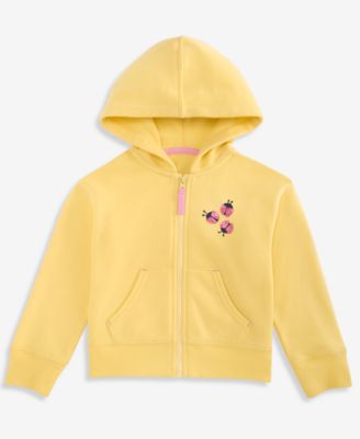Girls' 12M-5T Ladybug Zip Hoodie