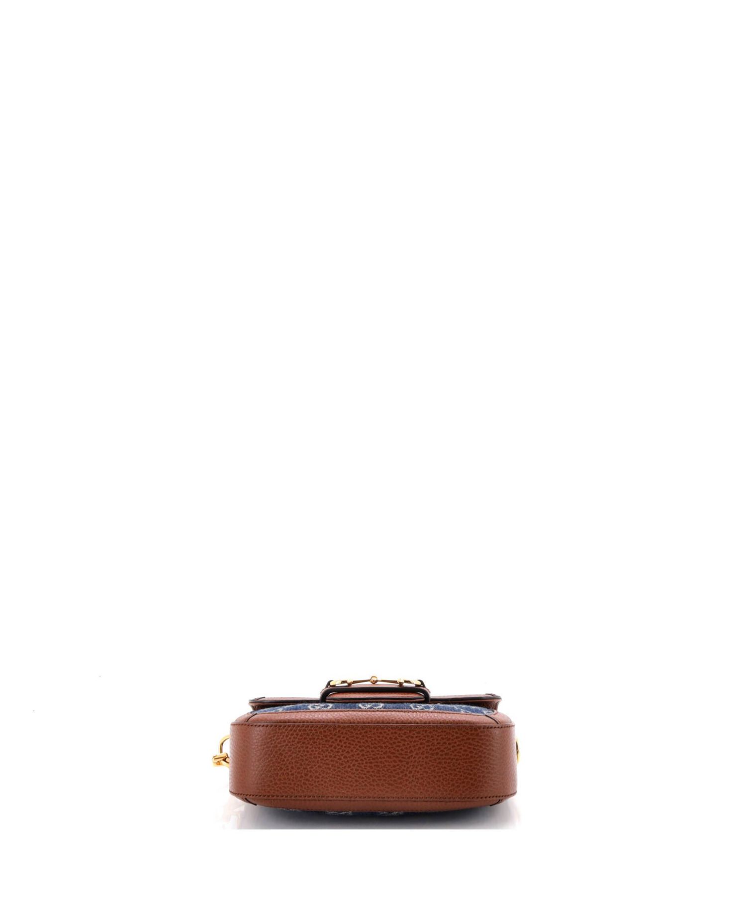 Mini Horsebit 1955 Shoulder Bag GG Denim