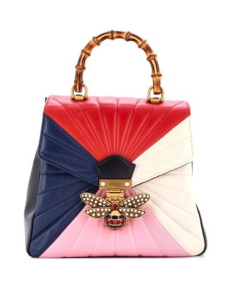 Small Queen Margaret Backpack Multicolor Quilted Leather